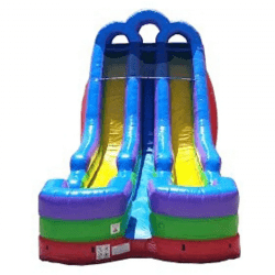 18' Rainbow Double Bay Wet/Dry Slide